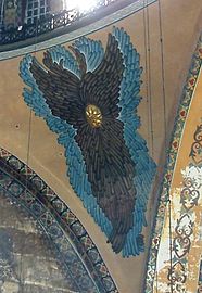 アギア・ソフィア大聖堂内に描かれた熾天使